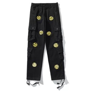 Zipper Emoji Cargo Pants